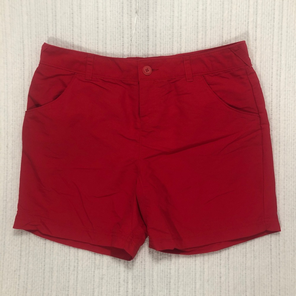 Columbia PFG Performance Fishing Gear Shorts Womens 6 Red Nylon Hiking XL9393